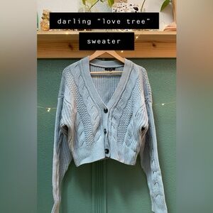 love tree cozy sweater